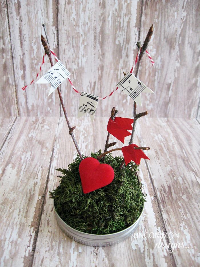 Mason jar hot sale valentine crafts