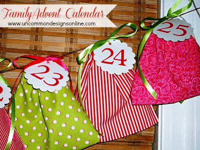 A Family Commitment and Advent Calendar …{ A Mini Tutorial}
