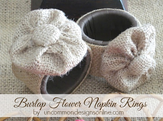 burlap-flower-napkin-rings-uncommon-designs