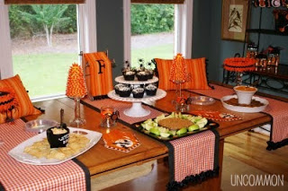 Our Halloween “Boo” tique Tablescape