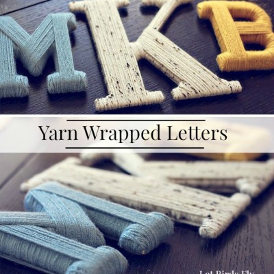 Yarn Wrapped Letters