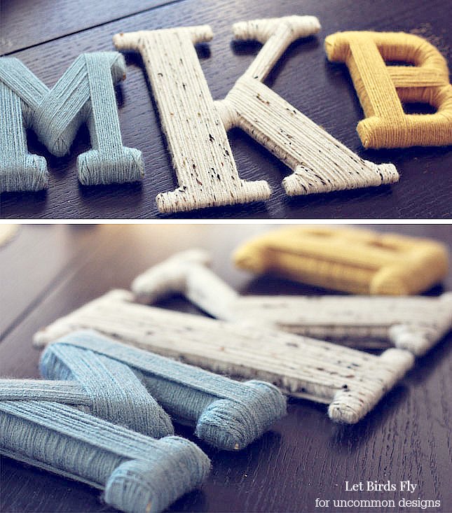 Wool Alphabet DIY