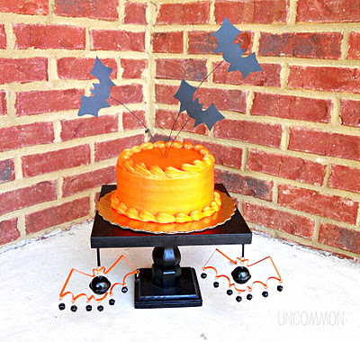 outside bat cake toppers
