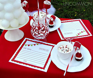 Uncommon Events: Letter to Santa Party { A Free Printable }