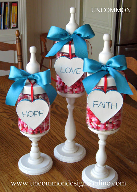 Valentine Apothecary Jars