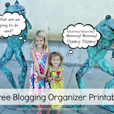 5 Free Blogging Organizer Printables