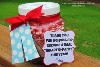 Easy Teacher Appreciation Gift Idea