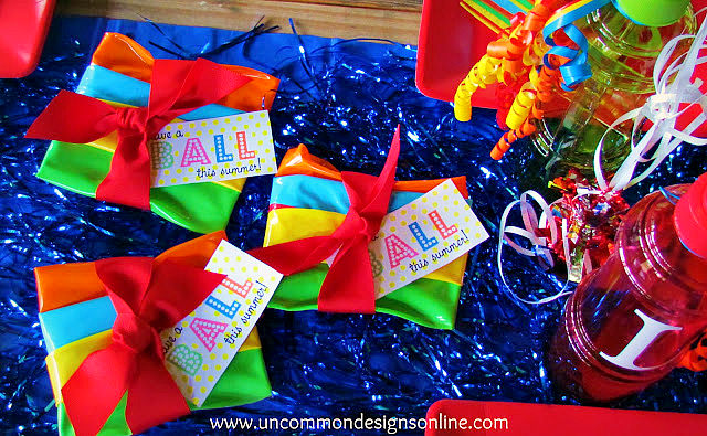 Cutest Summer party idea!  Beach Ball Party for Kids... great for classrooms, pool parties and more!  www.uncommondesignsonline.com #partyplanning #partyideas
