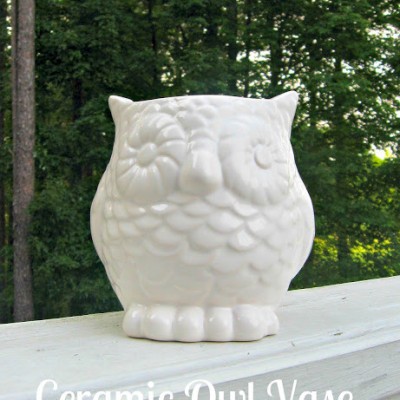Ceramic Owl Vase… AKA Get To Target!