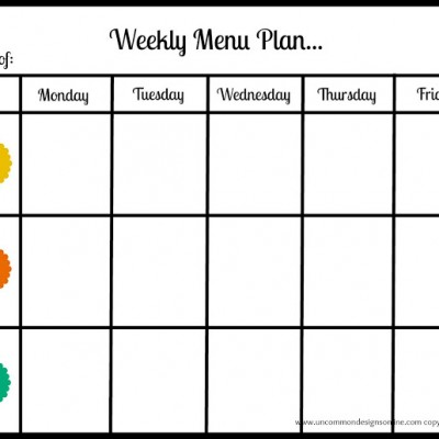 Meal Planning Printables and Tips
