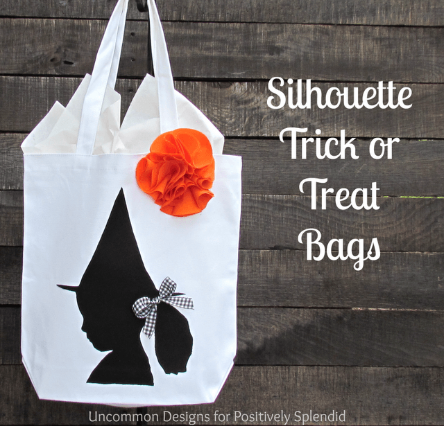 Silhouette Trick or Treat Bags