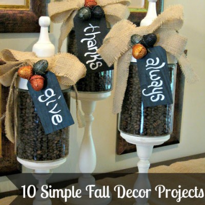 10 Simple Fall Decor Projects