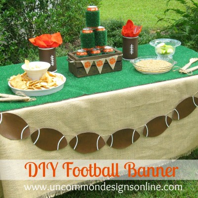 DIY Tailgating Football Banner