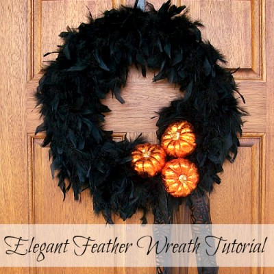 Elegant Feather Wreath: A Mini Tutorial