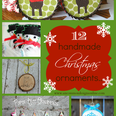 12 Handmade Christmas Ornaments
