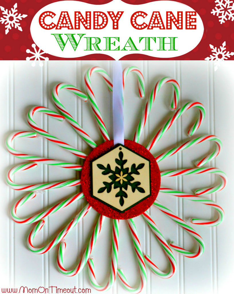 Candu cane Christmas Wreath