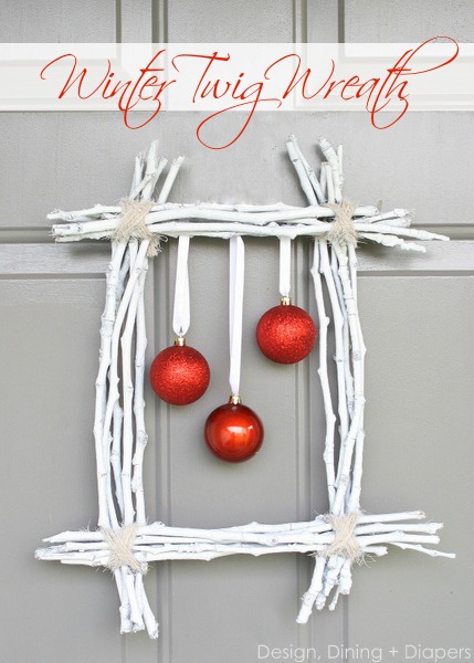 winter twig wreath