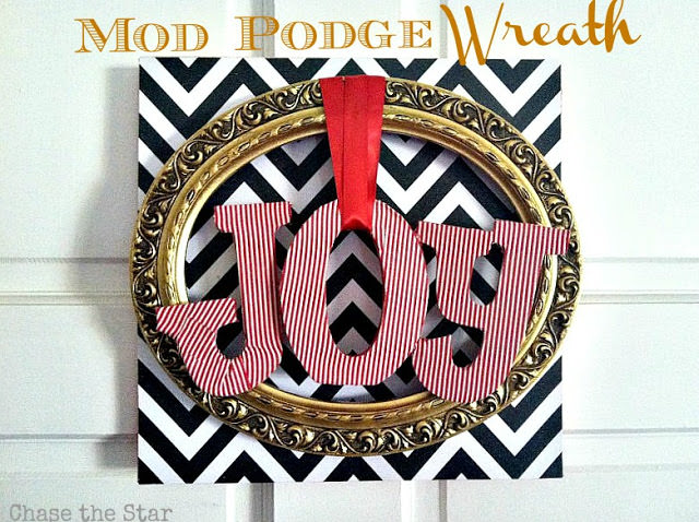 mod podge wreath