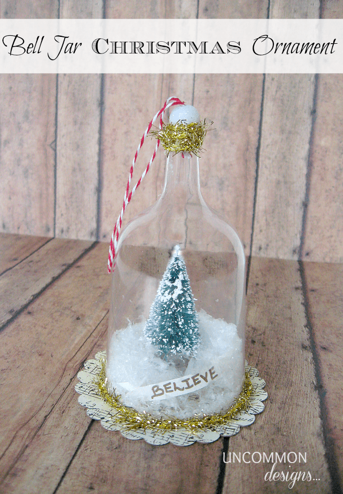 Bell Jar Christmas Ornament