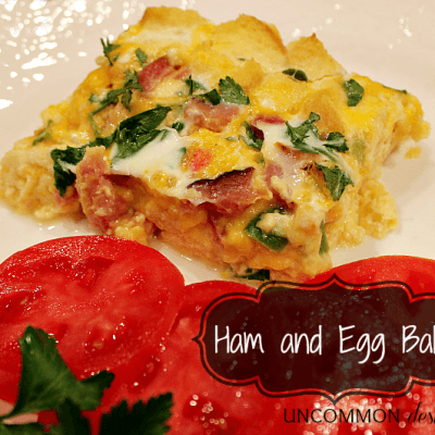Ham and Egg Bake… not just for breakfast…