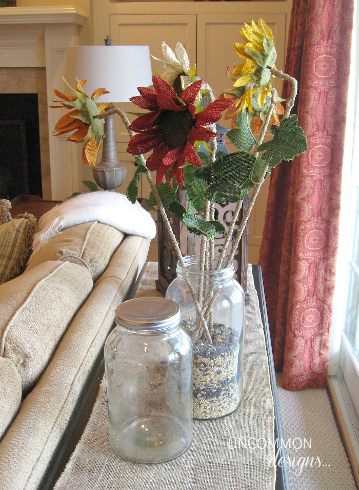 Mason Jar vase room refreshen