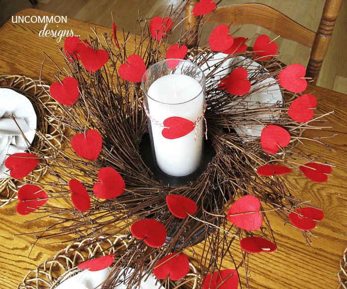 Felt_heart_centerpiece