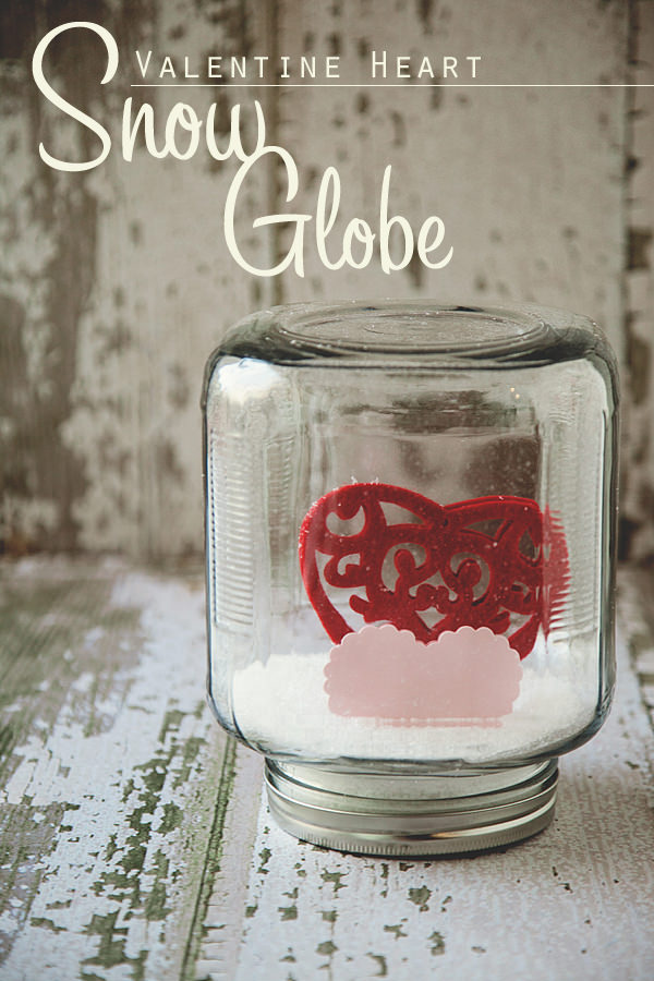 mason jar snow globe