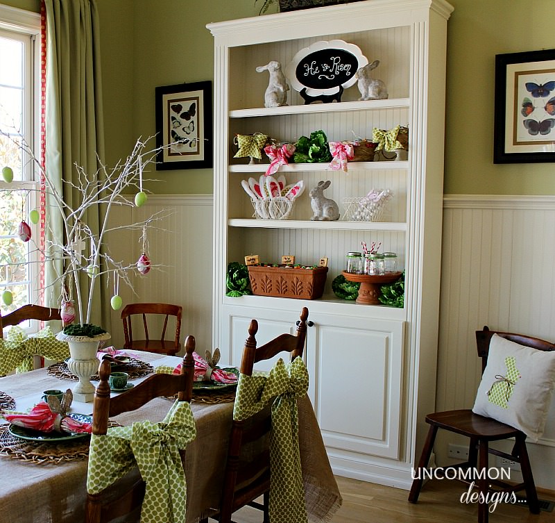 Easter-Tablescape-Bookcase