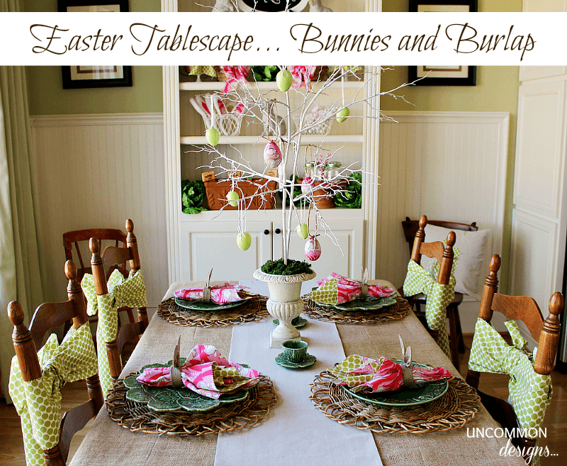 Easter-Tablescape-Uncommon-Burlap-Bunnies