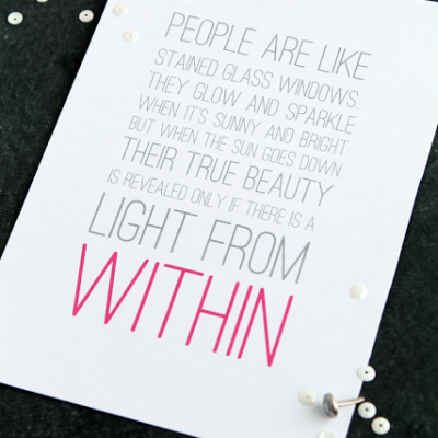 Light from Within Free Printable from Love Grows Wild