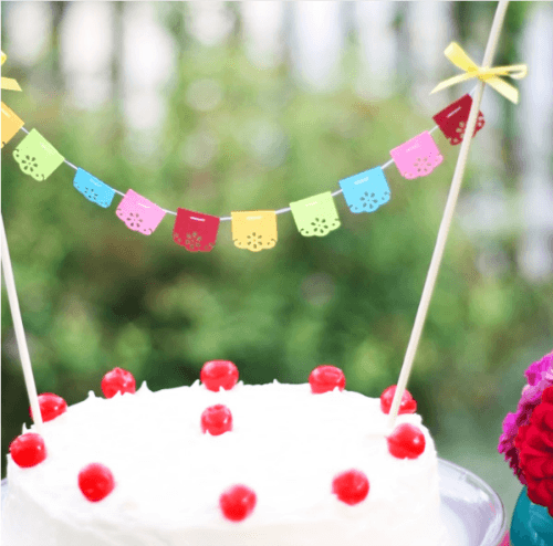 fiesta cake bunting