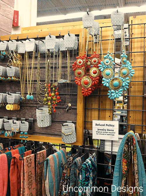 World market sale jewelry display