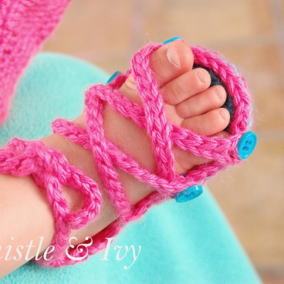 Gladiator Sandal Crochet Pattern for Baby