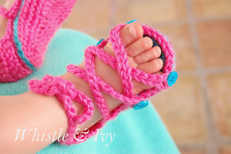 BabyfeetgladiatorcrochetsandalWM