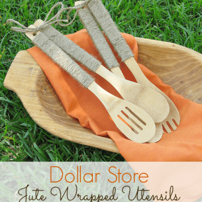 Super Fast and Easy Jute Wrapped Utensils