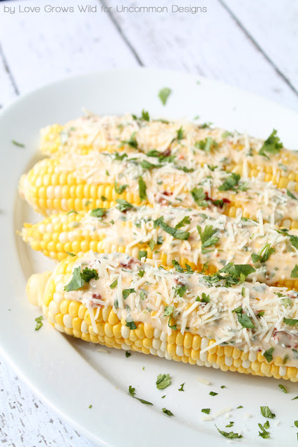roasted chipotle lime corn on the cob
