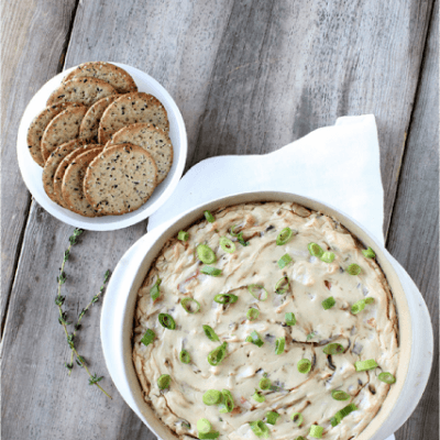 Warm Crab Dip with Caramelized Onions