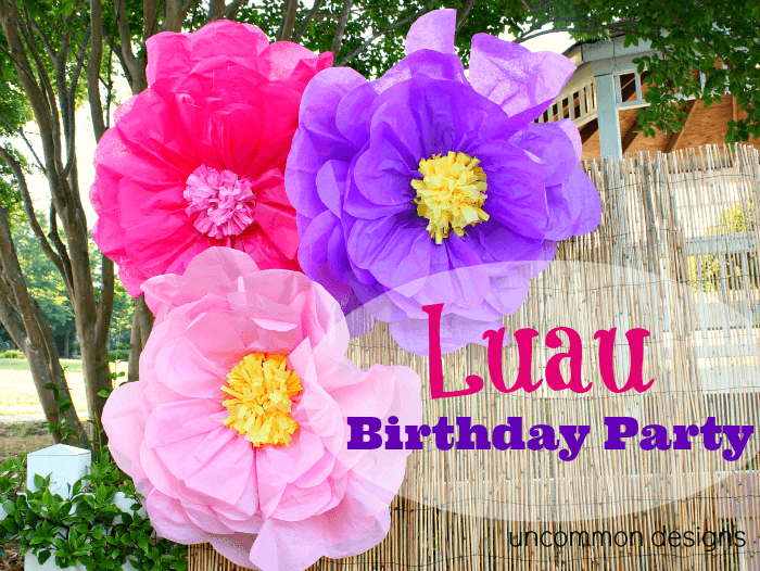 Hawaiian Luau Party Decorations