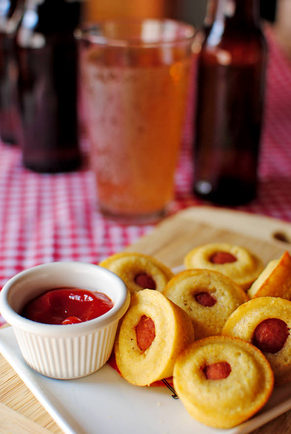 mini corn dog muffins