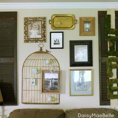 A Sweet Southern Family Room with Vintage Style
