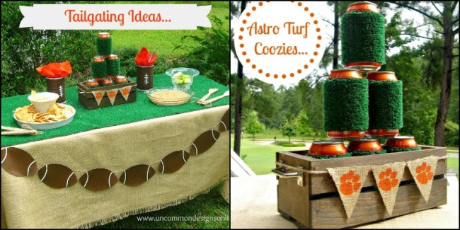tailgating ideas collage
