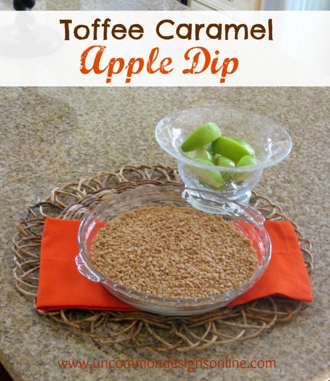 toffee caramel apple dip