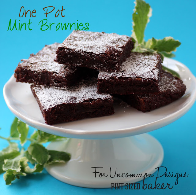 One Pot Mint Brownies