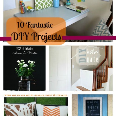 10 Fantastic DIY Projects and Monday Funday Link Party {34}