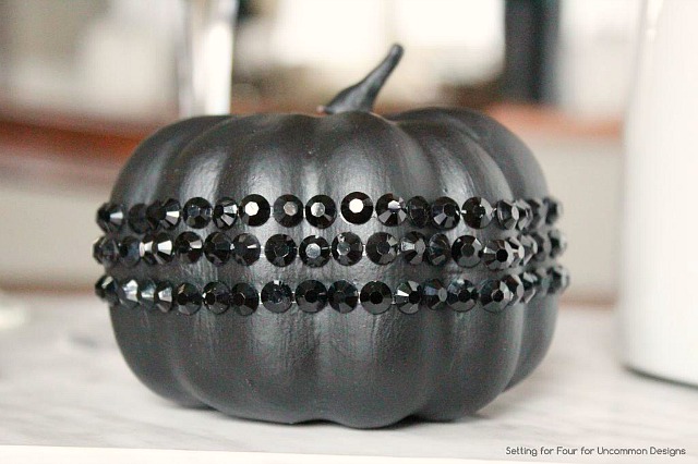 DIY_Glam_jeweled_styrofoam_pumpkin