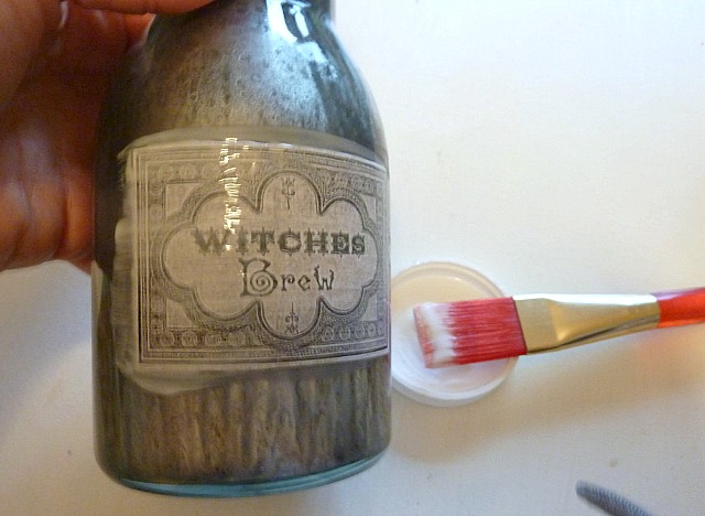 DIY_faux_mercury_glass_bottles-mod_podge