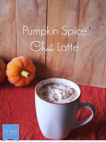 Pumpkin Spice Chai Latte