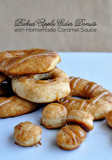 Fall_desserts_baked_apple_cider_donuts_with_caramel_sauce_thirtyhandmadedays