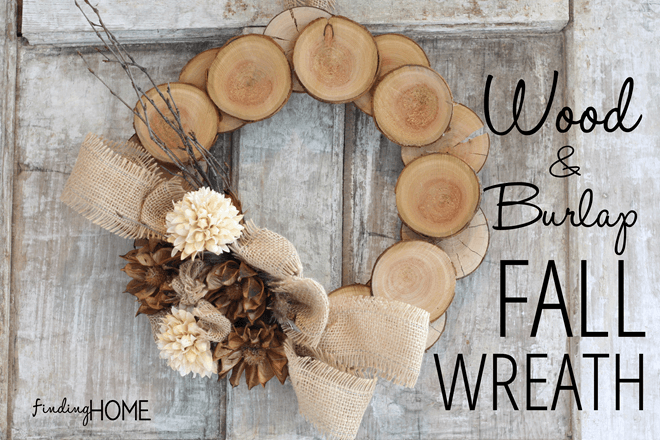 Wood Fall Wreath