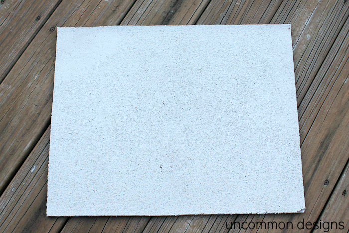 DIY Stenciled Cork Board